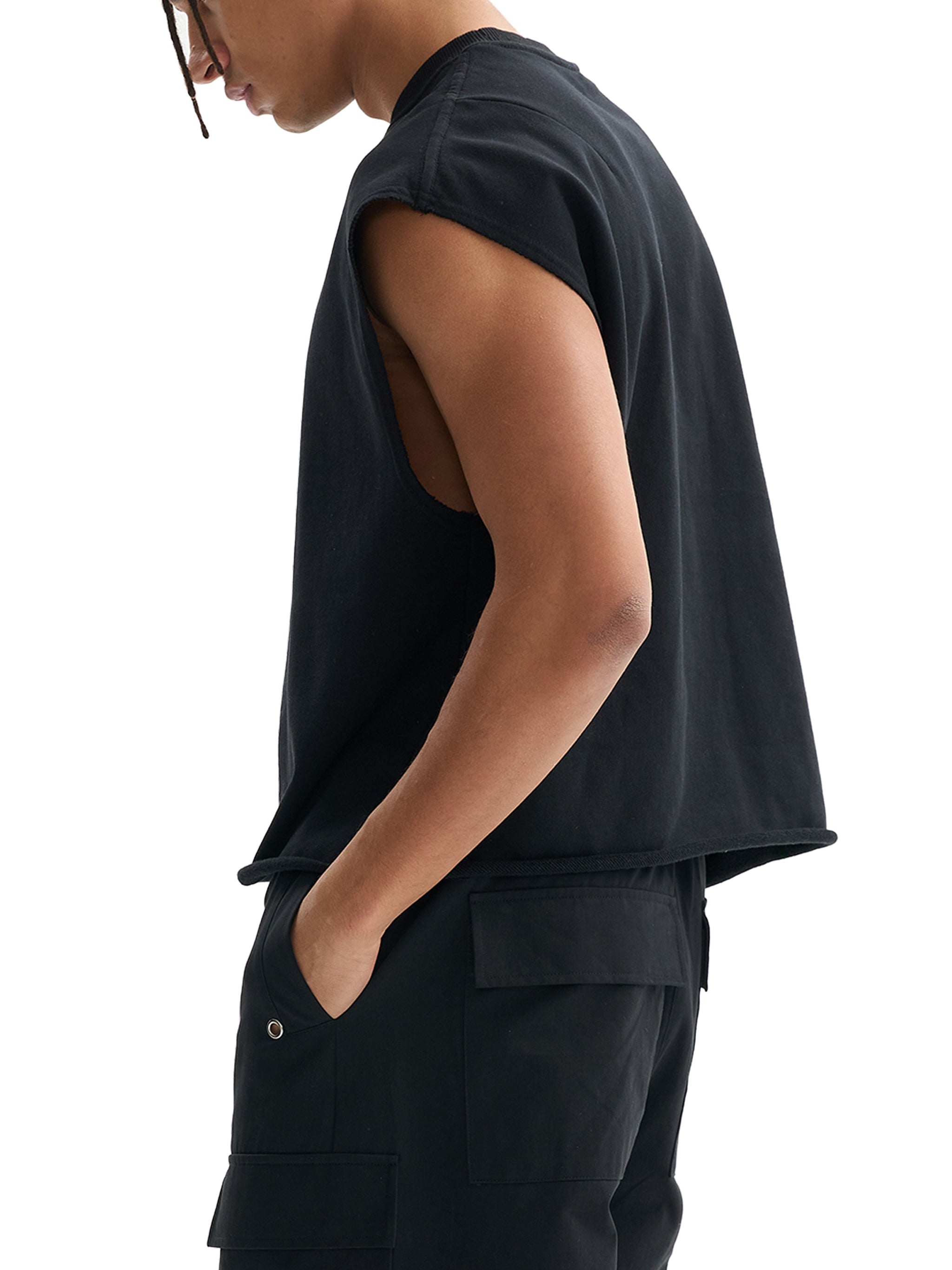 French Terry Boxy Tank Top